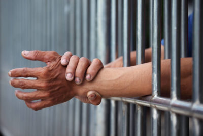 hands in prison