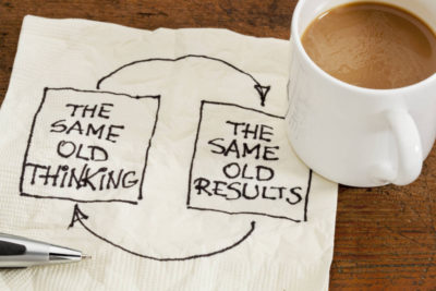 the same old thinking and disappointing results