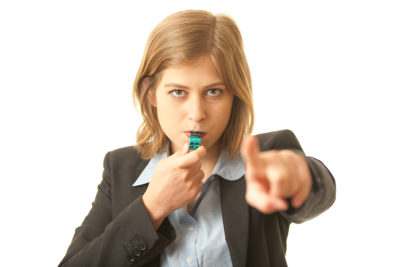 whistle blower